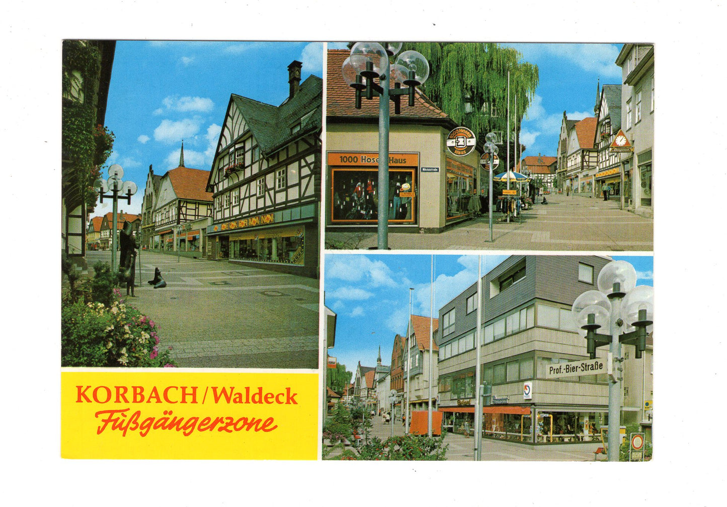 Ansichtskarte Korbach / Waldeck / Fußgängerzone / I1-63