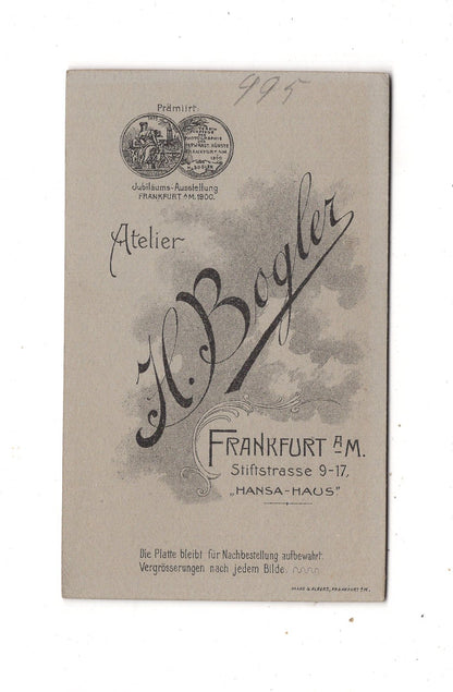 Fotografie Herrenportrait - Frankfurt Main 1900er