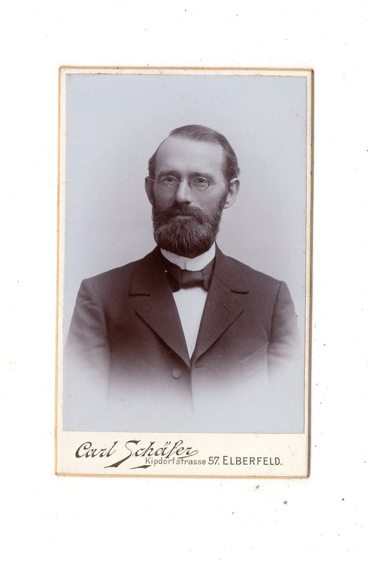 Fotografie Herrenportrait - Elberfeld 1890er