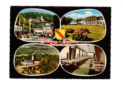 Ansichtskarte Baden-Baden mit Merkur