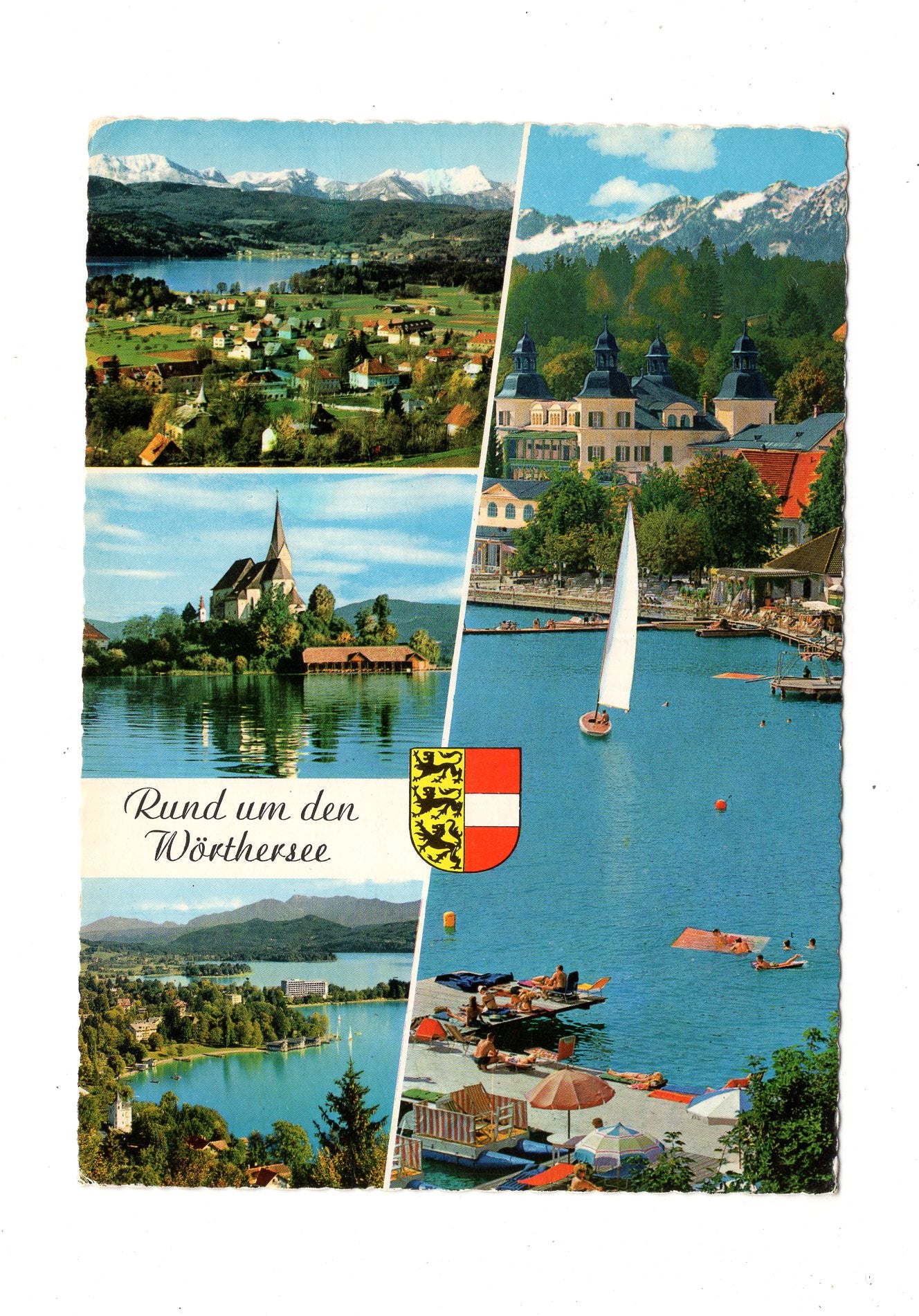 Ansichtskarte Rund um den Wörthersee / Kärnten / Österreich