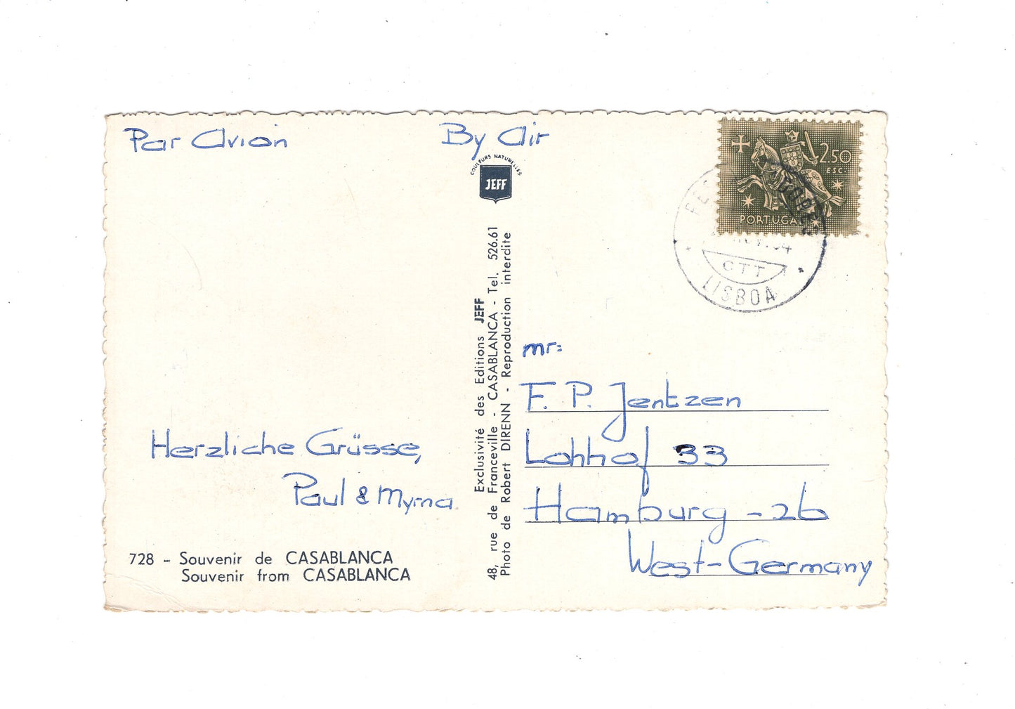 Ansichtskarte Casablanca / Marokko