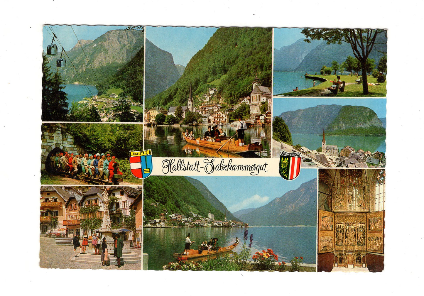 Ansichtskarte Hallstatt Salzkammergut / Österreich
