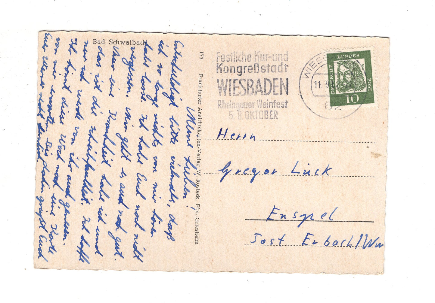 Ansichtskarte Bad Schwalbach / J1-59