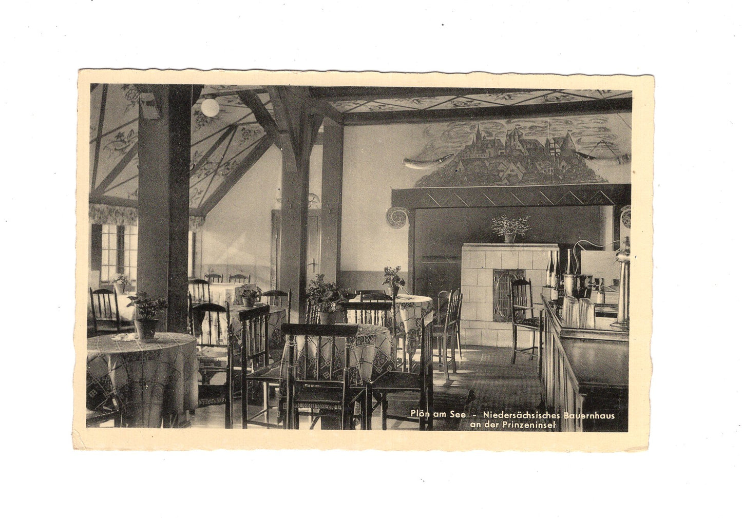 Ansichtskarte Plön am See / Niedersächsisches Bauernhaus