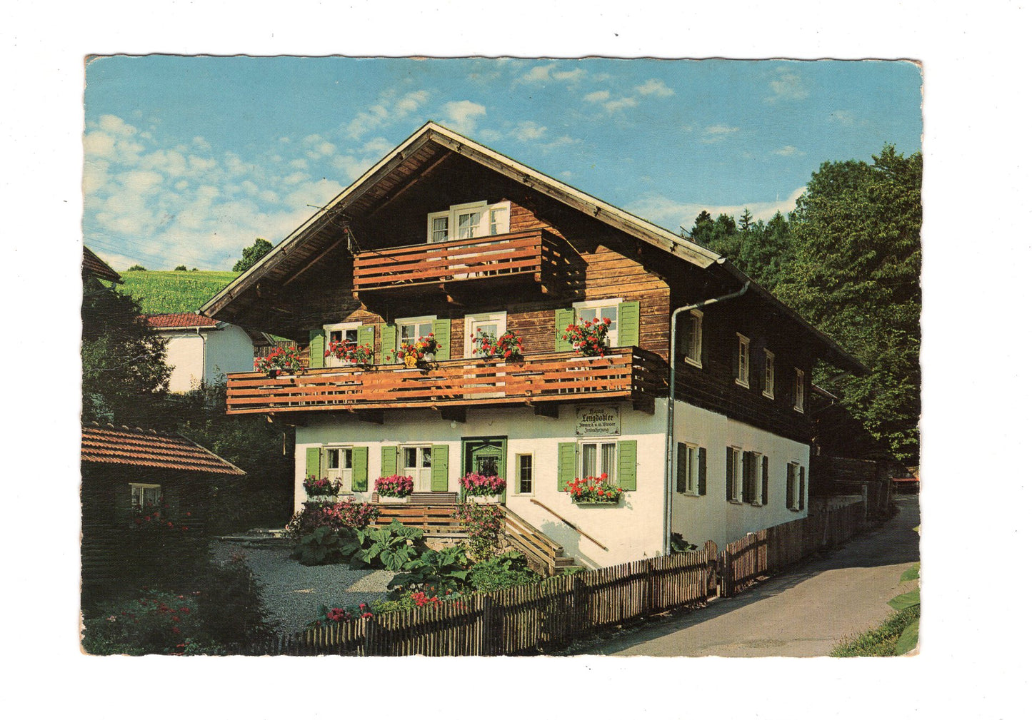 Ansichtskarte Haus Ludwig Lengdobler / Bad Kohlgrub / I1-63