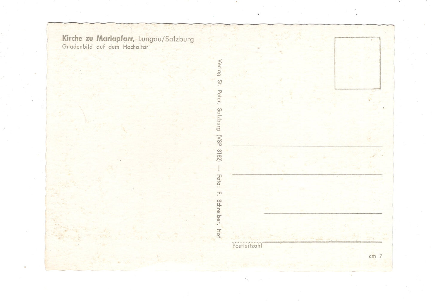 Ansichtskarte Lungau / Kirche zu Mariapfarr / Österreich