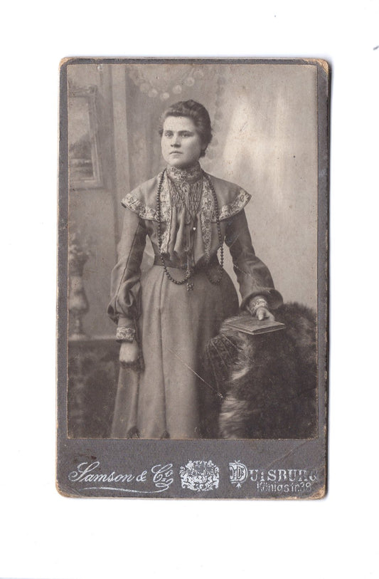 Fotografie Feine Dame - Duisburg 1900er