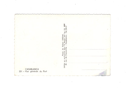 Ansichtskarte Casablanca / Hafen / Marokko