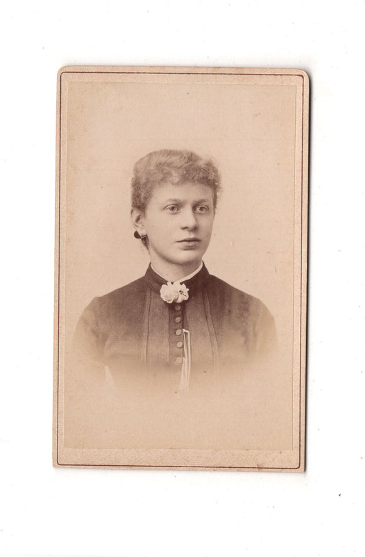 Fotografie Damenportrait - Berlin 1880er / CDV C1-14