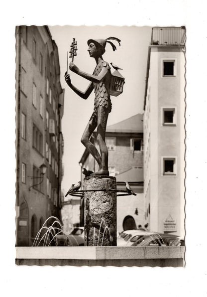 Ansichtskarte Salzburg / Papageno-Brunnen / Österreich