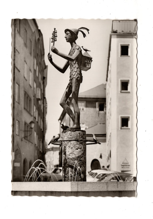 Ansichtskarte Salzburg / Papageno-Brunnen / Österreich