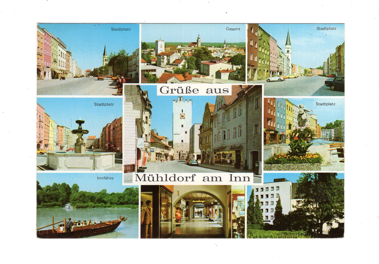Ansichtskarte Mühldorf am Inn