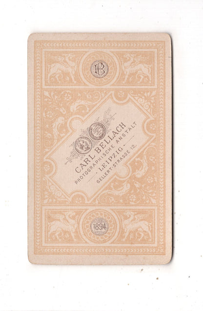 Fotografie Feines junges Mädchen - Leipzig 1894