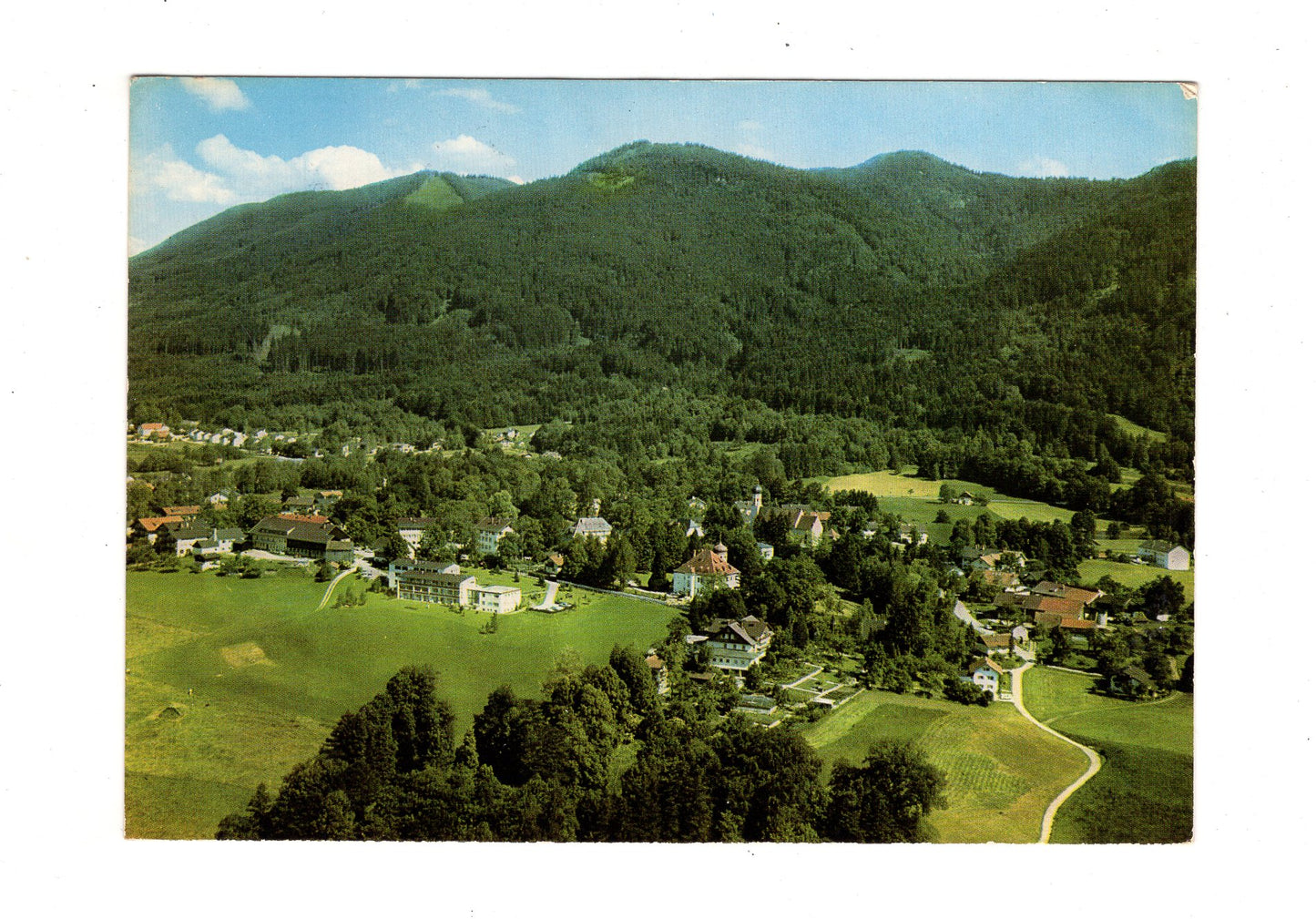 Ansichtskarte Bad Heilbrunn / Oberbayern / mit Blomberg und Stallauer Eck
