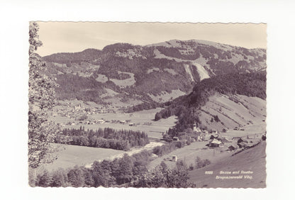 Ansichtskarte Bezau und Reuthe / Bregenzerwald / Vorarlberg / Österreich