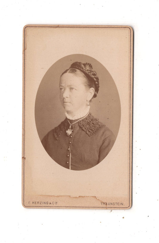 Fotografie Damenportrait - Traunstein um 1880