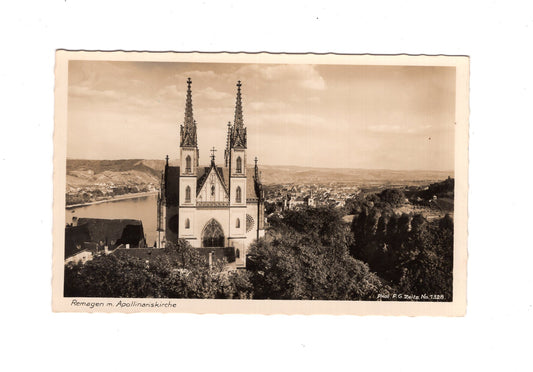 Ansichtskarte Remagen mit Apollinariskirche