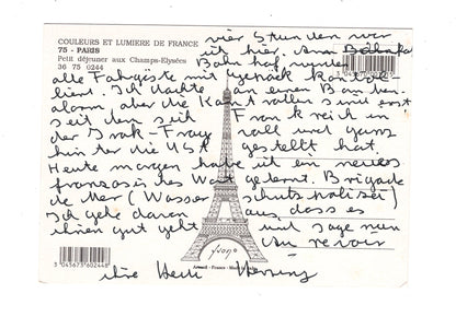 Ansichtskarte Paris / Chams-Elysees / Frankreich