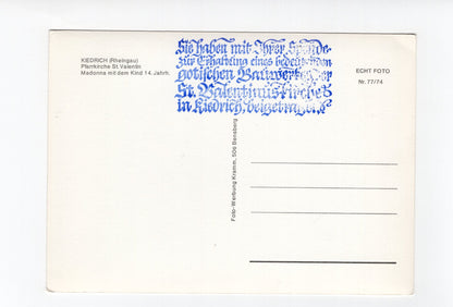 Ansichtskarte Kiedrich / Rheingau / Pfarrkirche St. Valentin