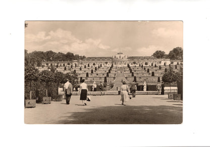 Ansichtskarte Potsdam / Blick zum Schloss Sanssouci