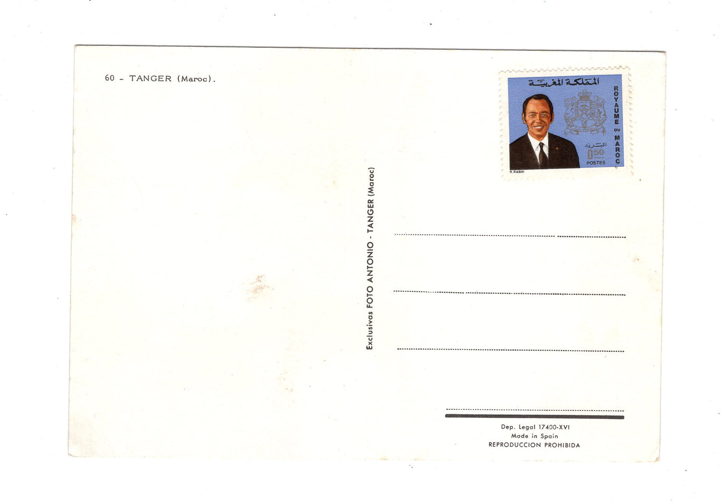 Ansichtskarte Tanger / Marokko