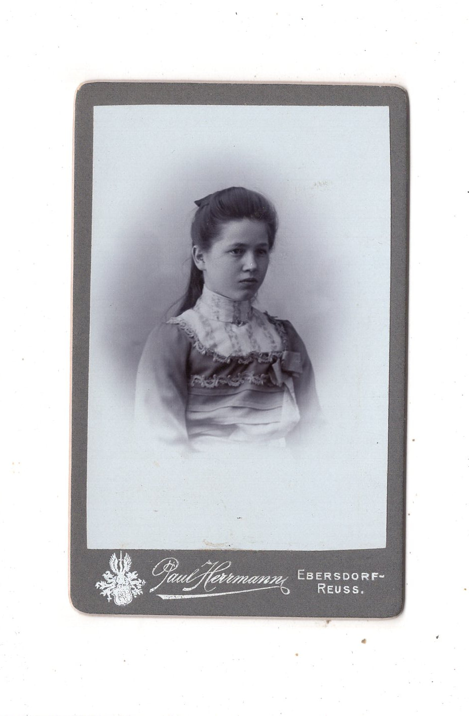Fotografie Feines junges Mädchen - Ebersdorf-Reuss 1900er