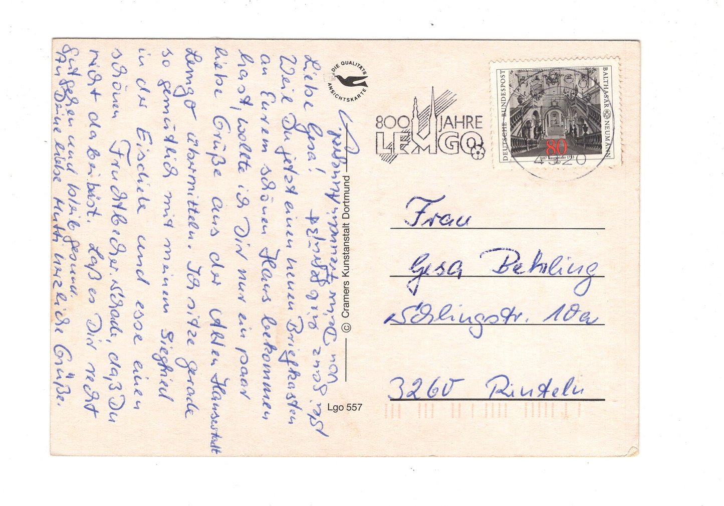 Ansichtskarte Alte schöne Hansestadt Lemgo / H1-64