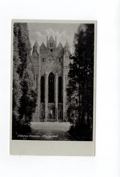 Ansichtskarte Kloster Chorin / Westgiebel
