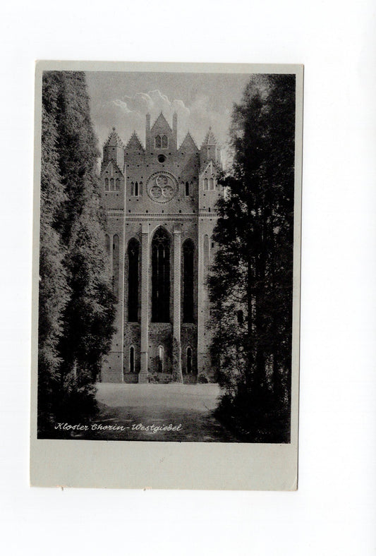 Ansichtskarte Kloster Chorin / Westgiebel