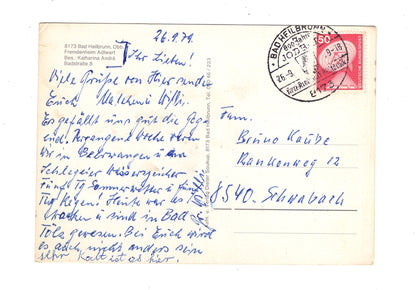 Ansichtskarte Bad Heilbrunn / Oberbayern / Fremdenheim Adlwart
