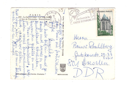 Ansichtskarte Paris / Frankreich