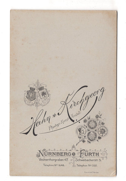 Fotografie Feines Paar - Nürnberg & Fürth um 1900 / CAB X-24