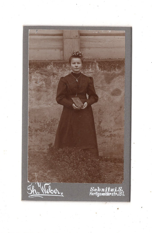 Fotografie Feines junges Mädchen - Sebnitz 1900er