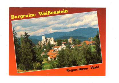 Ansichtskarte Regen / Bayerischer Wald / Burgruine Weißenstein / K1-51