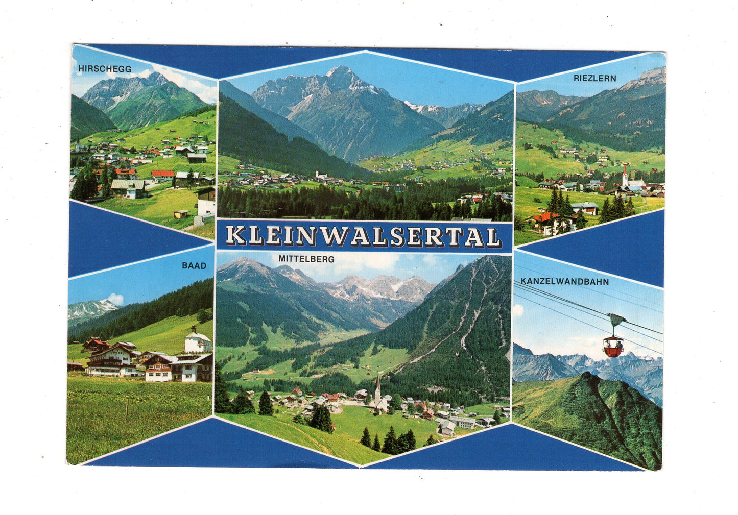 Ansichtskarte Kleinwalsertal / Österreich