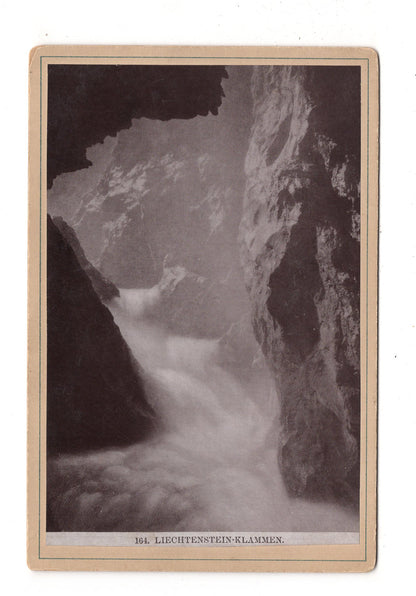 Fotografie Liechtensteinklamm / St. Johann / Salzburg / Österreich - 1890er / CAB V-22