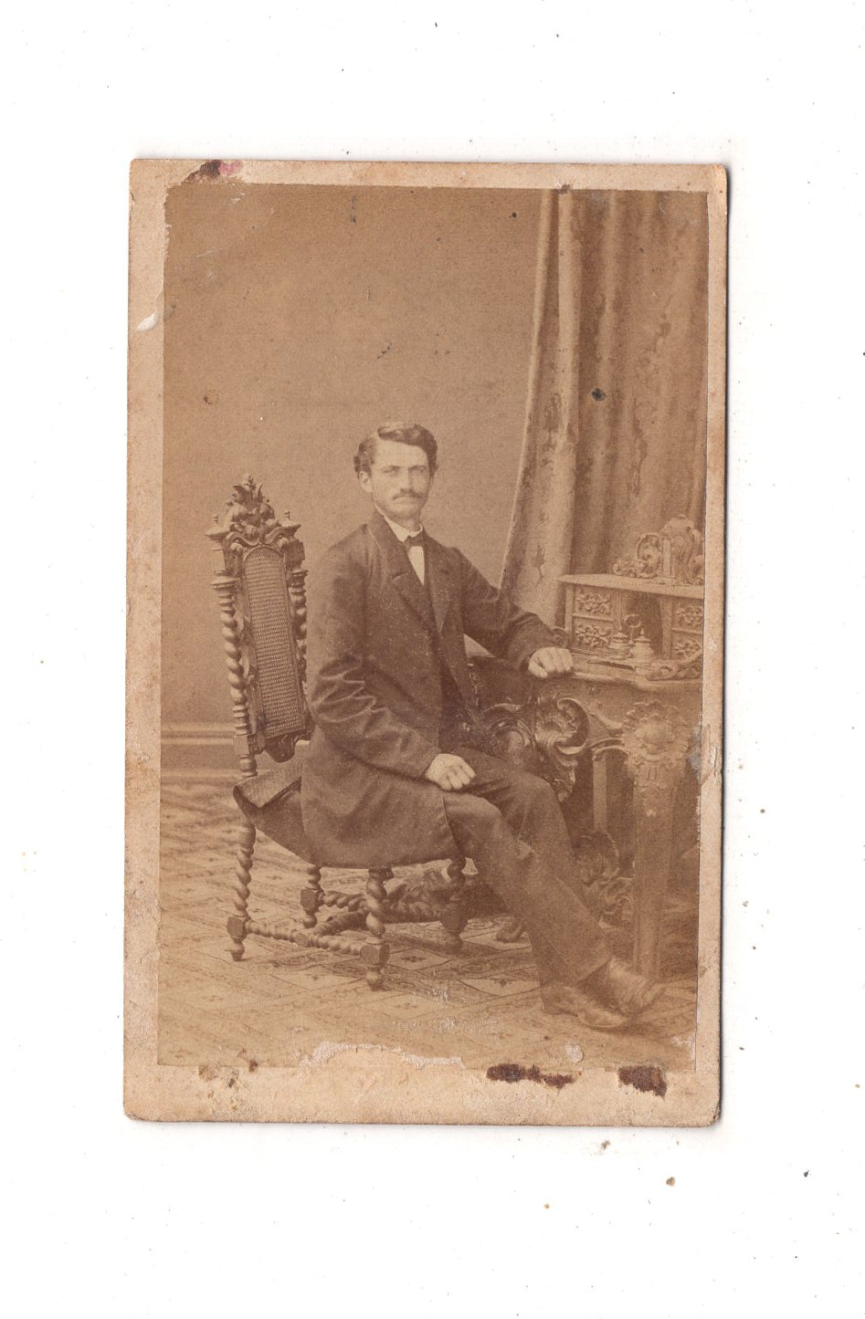 Fotografie Feiner Herr - Krefeld 1860er