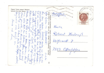 Ansichtskarte Merano Meran / Schloss Tirol / Italien / N1-57