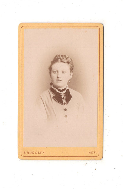 Fotografie Damenportrait - Hof 1870er