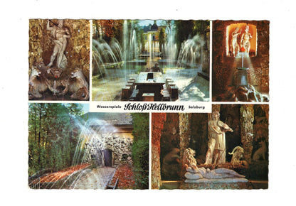 Ansichtskarte Salzburg / Schloss Hellbrunn / Wasserspiele / Österreich