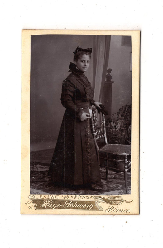 Fotografie Feines junges Mädchen - Pirna 1900er