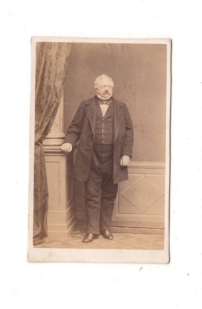 Fotografie Feiner Herr - unbekannter Ort um 1860
