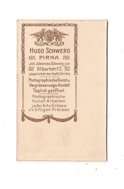 Fotografie Feines junges Mädchen - Pirna 1900er