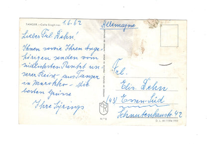 Ansichtskarte Tanger / Calle Siaghines / Marokko