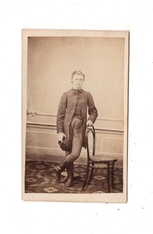 Fotografie Feiner Herr - unbekannter Ort 1860er