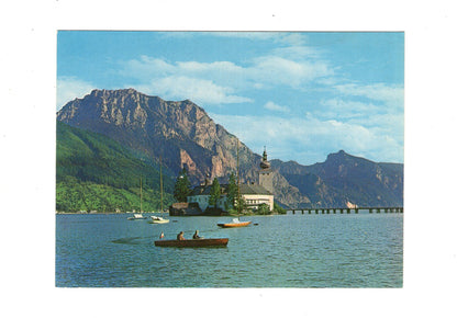 Ansichtskarte Gmunden / Schloss Orth / Salzkammergut / Österreich