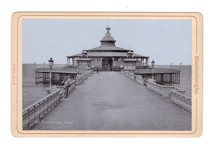 Fotografie Blankenberge / Le Pier / Belgien - 1890er / CAB V-22
