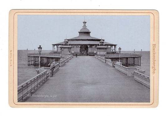 Fotografie Blankenberge / Le Pier / Belgien - 1890er / CAB V-22