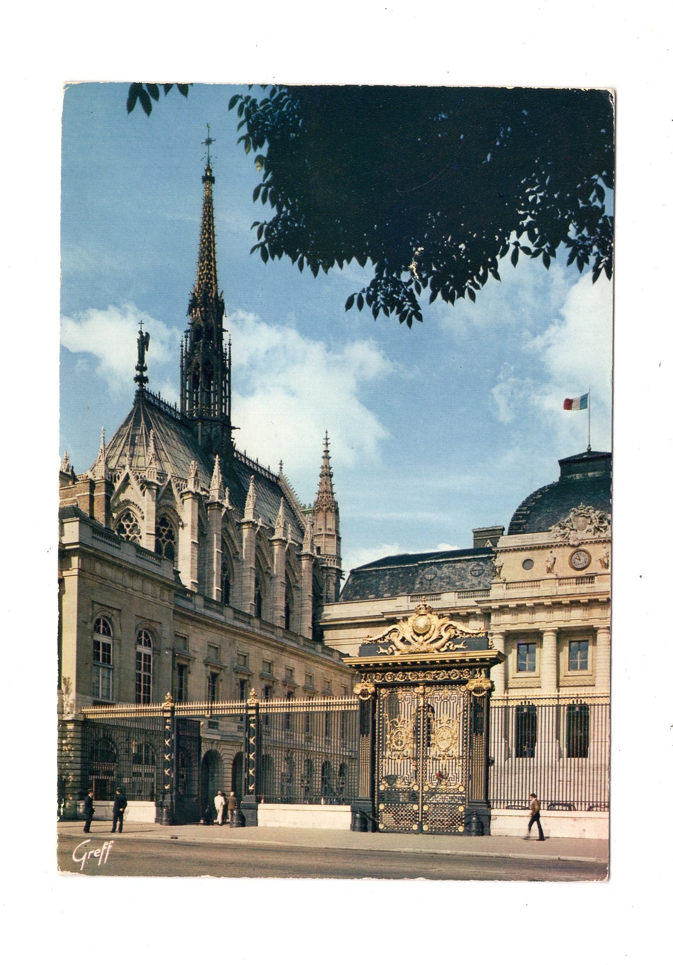 Ansichtskarte Paris / La Sainte-Chapelle / le Palais de Justice / Frankreich